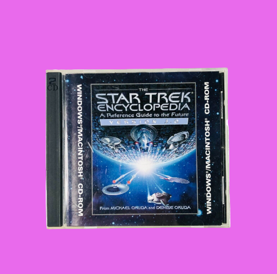 The Star Trek Encyclopedia Windows/Mac CD-ROM Version 3.0 '99 Disc 1 & 2