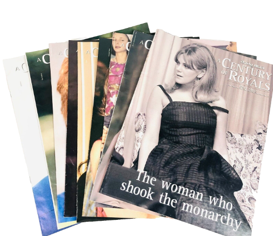 A Century Of Royals Magazine Set of 9 Volumes Daily Mail (#5 Missing) Royal Family Collection