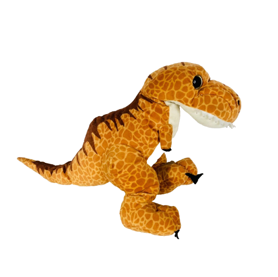 Bear Factory 2001 16 inch Stuffed Orange Trey The T-Rex Dinosaur Plush Floppy