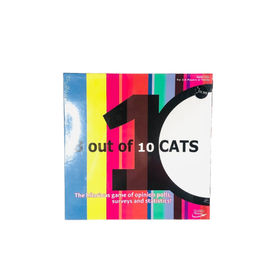8 OUT OF 10 CATS Board Game by Rocket Games 2014 (12yrs+) ~ NEW sealed