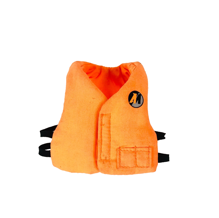 Action Man Retro 1990s Orange Fabric Life Jacket Accessory