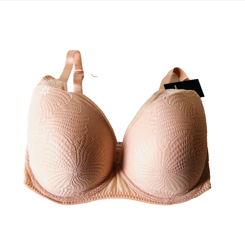 Wonderbra Nude Fabulous Feel Triangle Bra Underwired Padded Push Up 36FF NEW