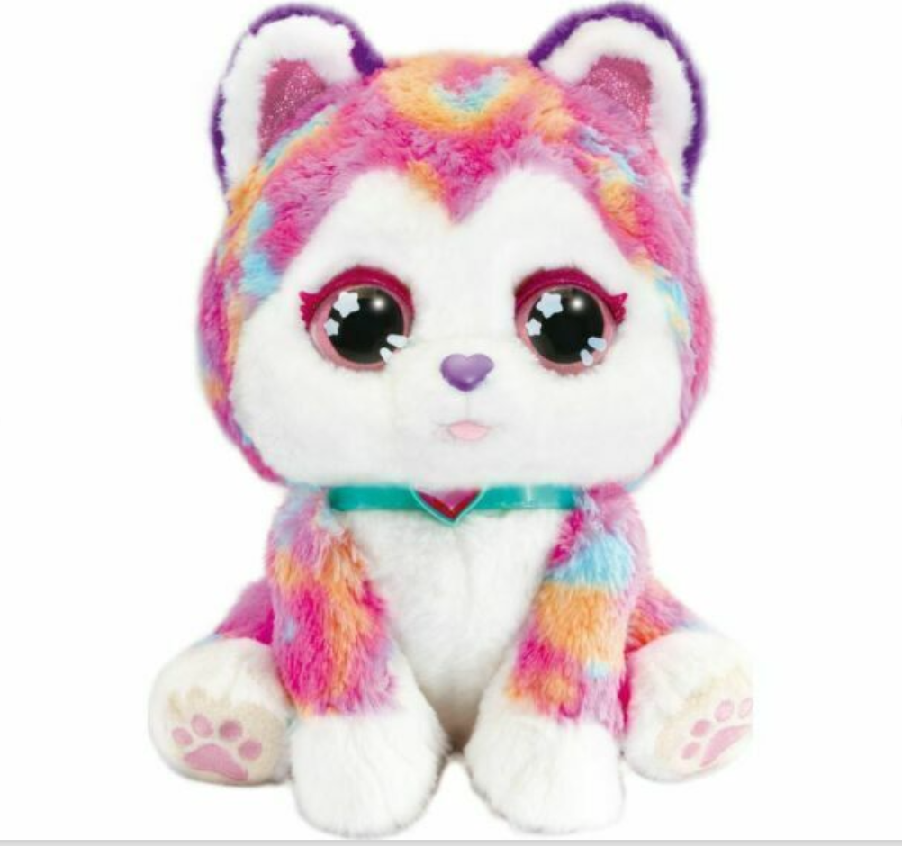 VTech Hope The Rainbow Husky Dog Pink Interactive Soft Plush Toy Only - Working