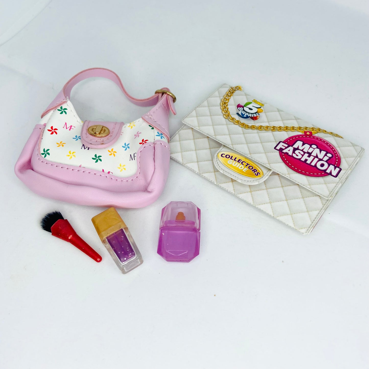 ZURU Surprise Mini Brands Pink Fashion Handbag And Accessories For Barbie/ Sindy Doll