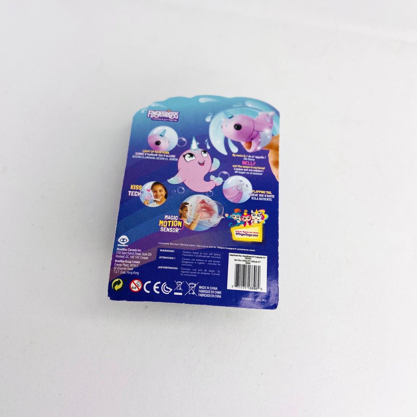 ZURU Mini Brands Toys Fingerlings x4 Bundle Series 1&2 (Unicorn, Monkey, Narwhale x2)