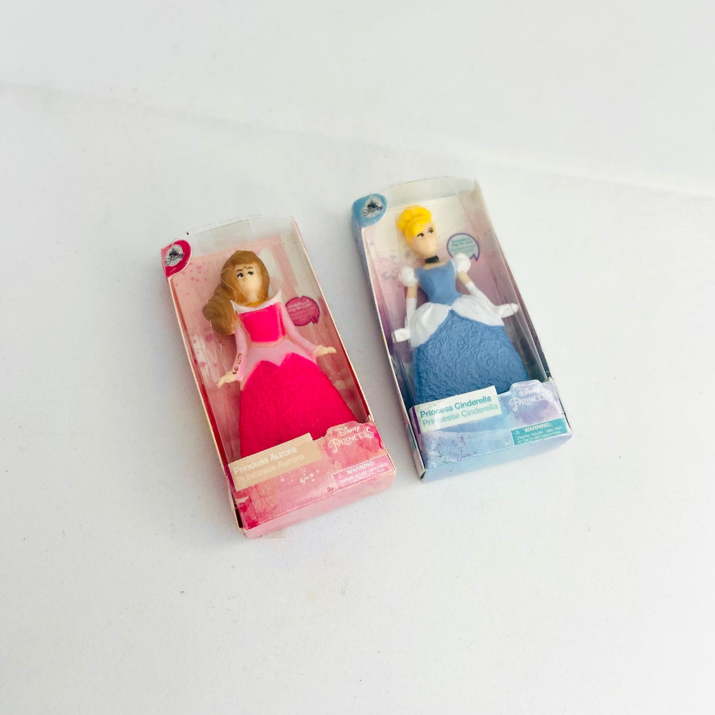 ZURU Mini Brands Disney Store Princess Toys x2 Bundle (49 Cinderella 45 Aurora Sleeping Beauty)