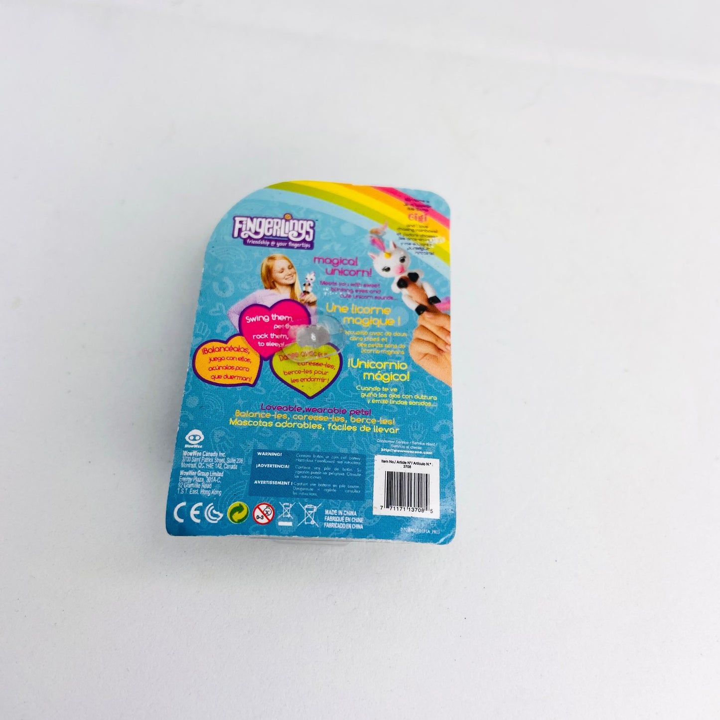 ZURU Mini Brands Toys Fingerlings x4 Bundle Series 1&2 (Unicorn, Monkey, Narwhale x2)