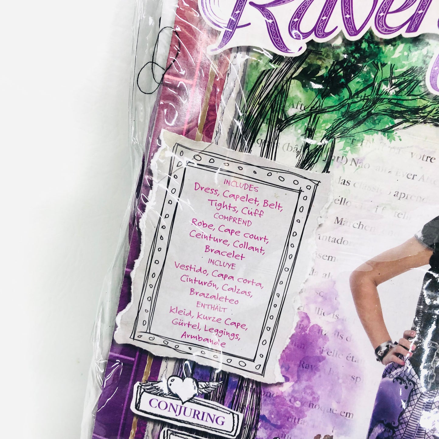 Rubie's Ever After High Raven Queen Fancy Dress Child Costume Complete Dress & Wig Medium 5-7 Years NEW