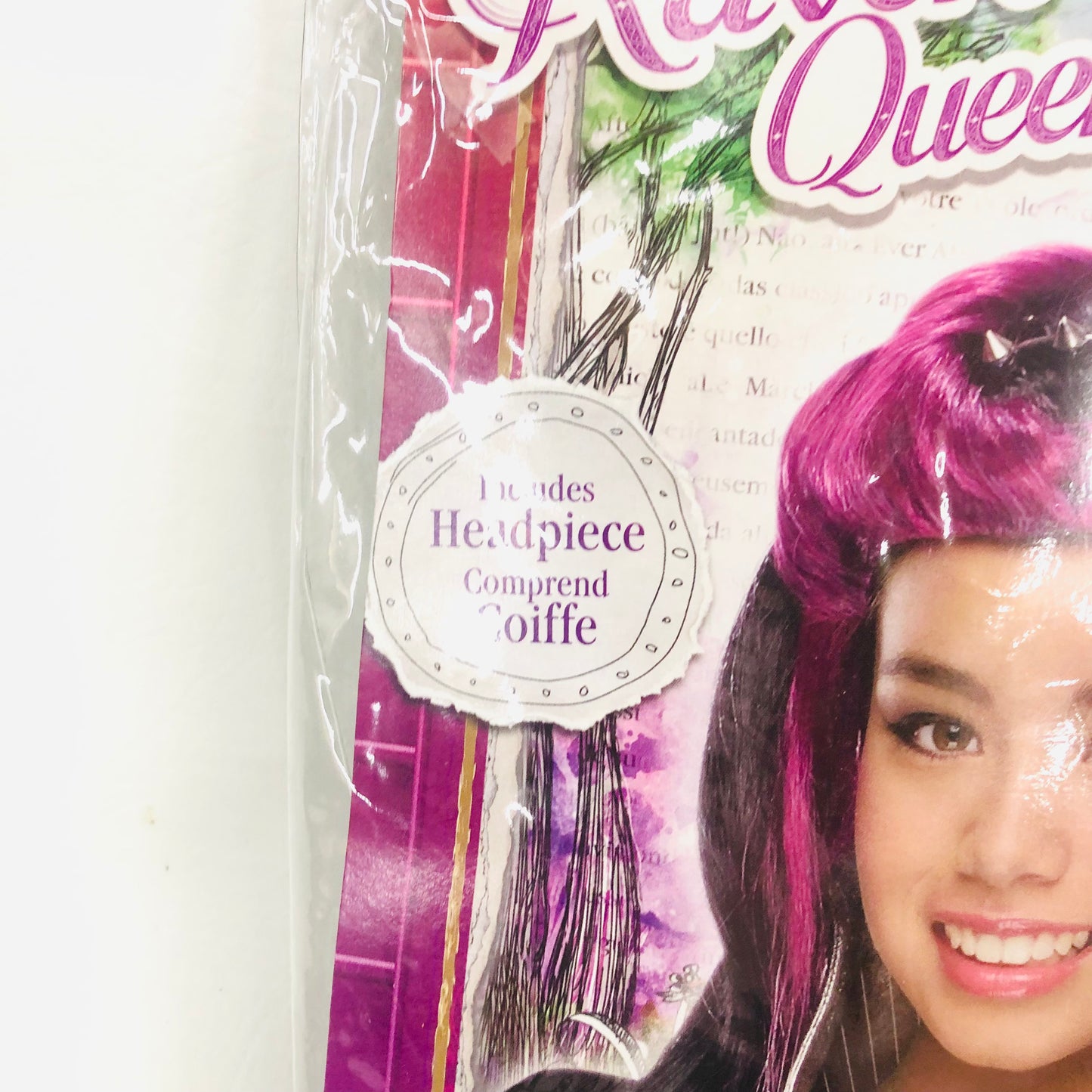Rubie's Ever After High Raven Queen Fancy Dress Child Costume Complete Dress & Wig Medium 5-7 Years NEW