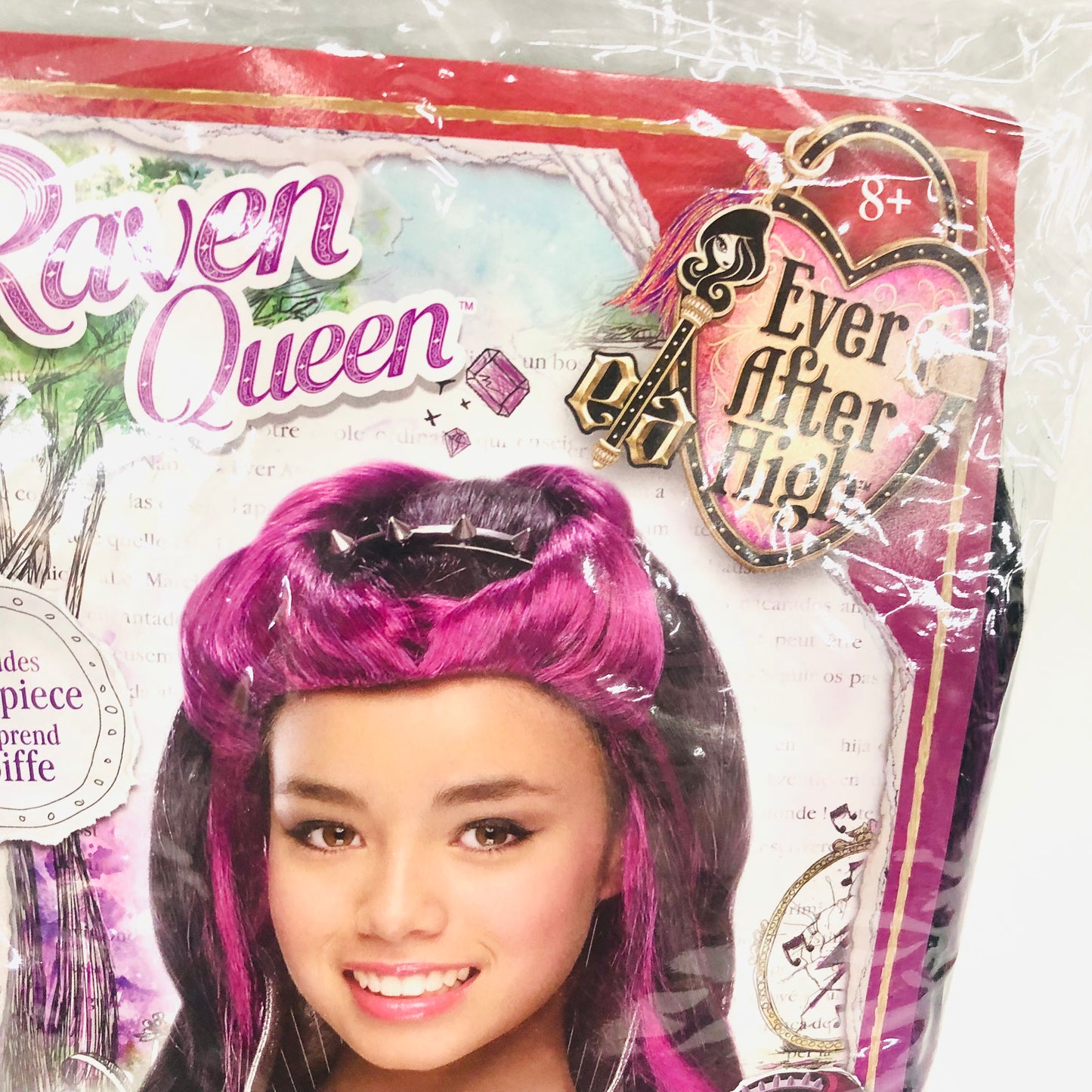 Rubie's Ever After High Raven Queen Fancy Dress Child Costume Complete Dress & Wig Medium 5-7 Years NEW