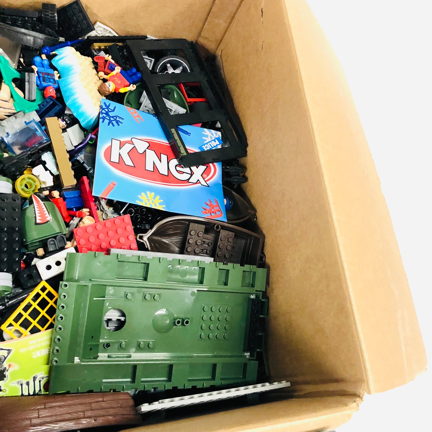 Large Bulk Lot Construction Blocks - Mega Bloks, K'nex, Baseplates (Lego Compatible)