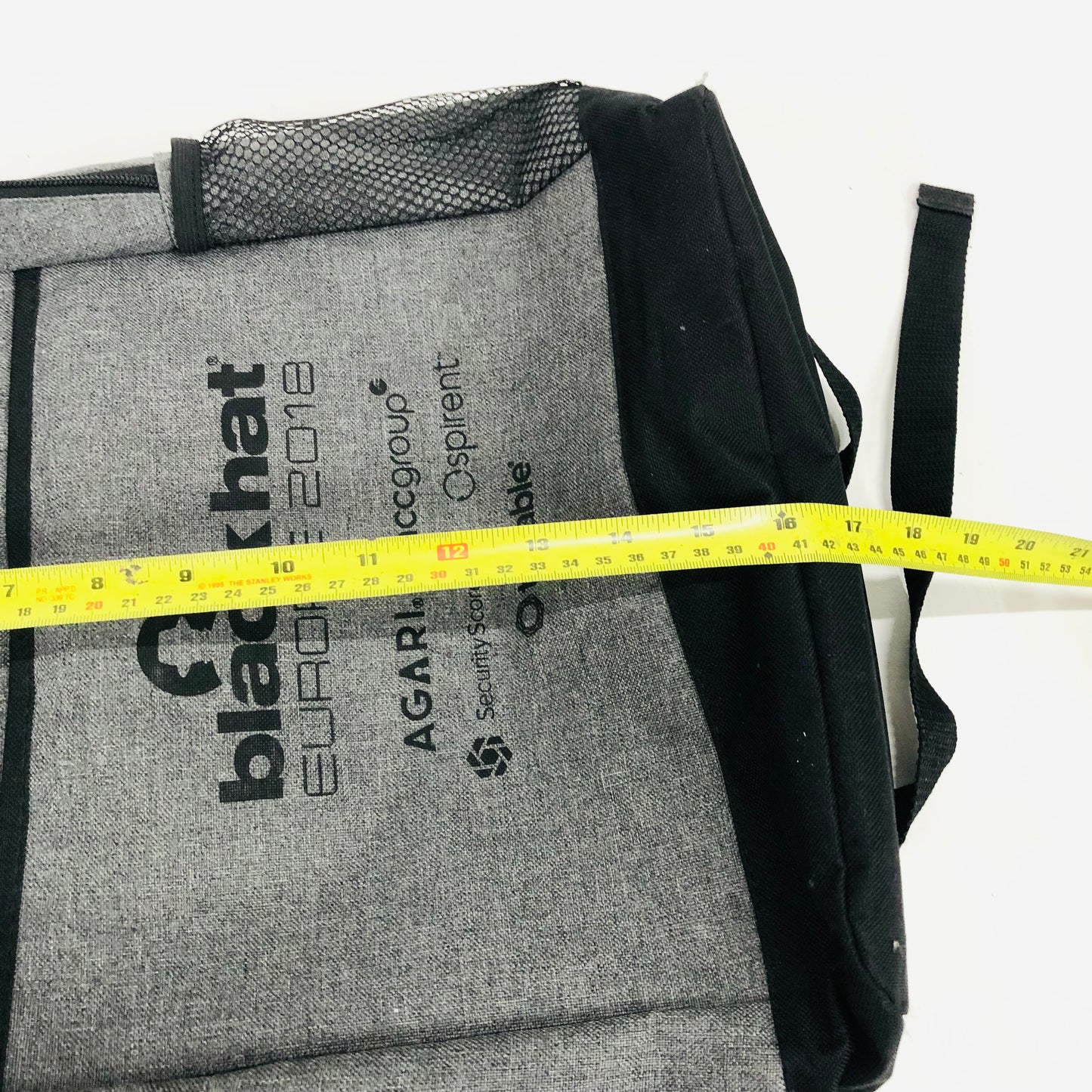 Black Hat Europe 2018 Cybersecurity Conference Grey Laptop Backpack
