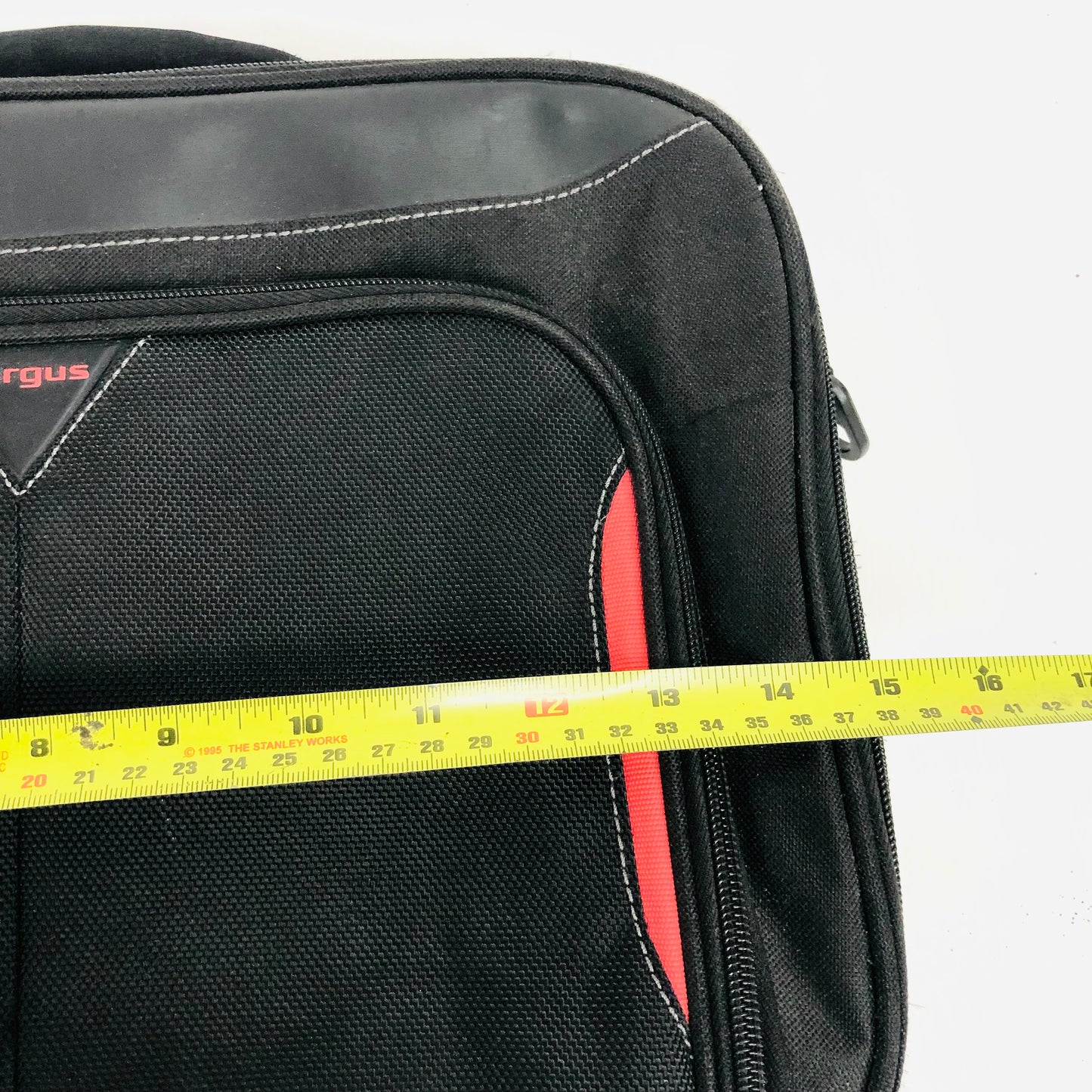 Targus Black & Red Trim Laptop Bag/Briefcase - Padded & Durable 15.6" Tech Case