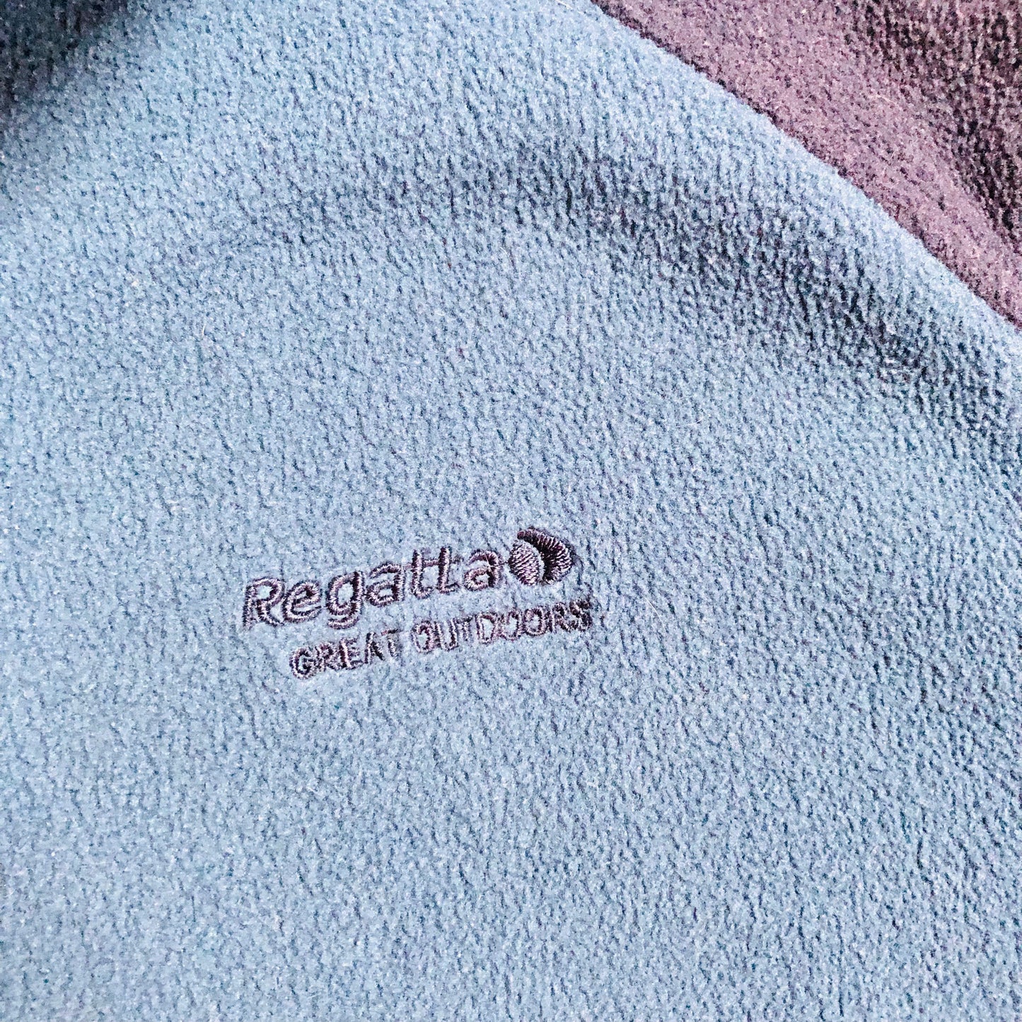 Regatta Mens Teal Blue Hedman Outdoor Walking Hiking Fleece Jacket Size Medium