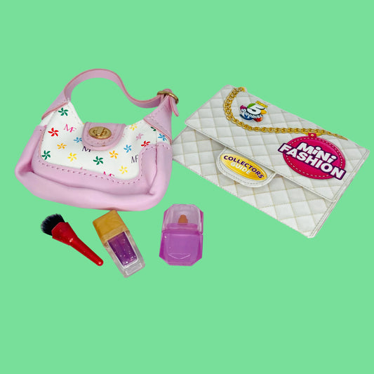 ZURU Surprise Mini Brands Pink Fashion Handbag And Accessories For Barbie/ Sindy Doll