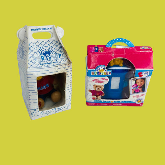 ZURU Mini Brands Toys Build-A-Bear x2 Bundle Series 2 (Stuffing Station & Bear)