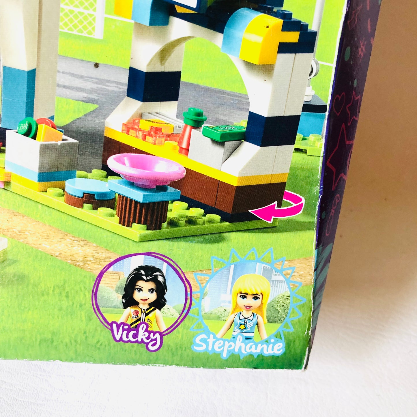 LEGO Friends: Stephanie's Sports Arena (41338)100% Complete With Box, Instructions and Minifigures