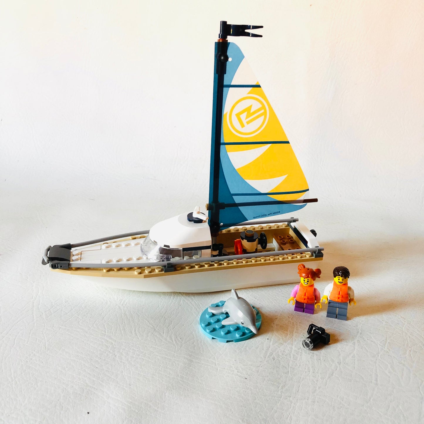 LEGO CITY: Sailboat (60438) 100% Complete With Box, Instructions and Minifigures