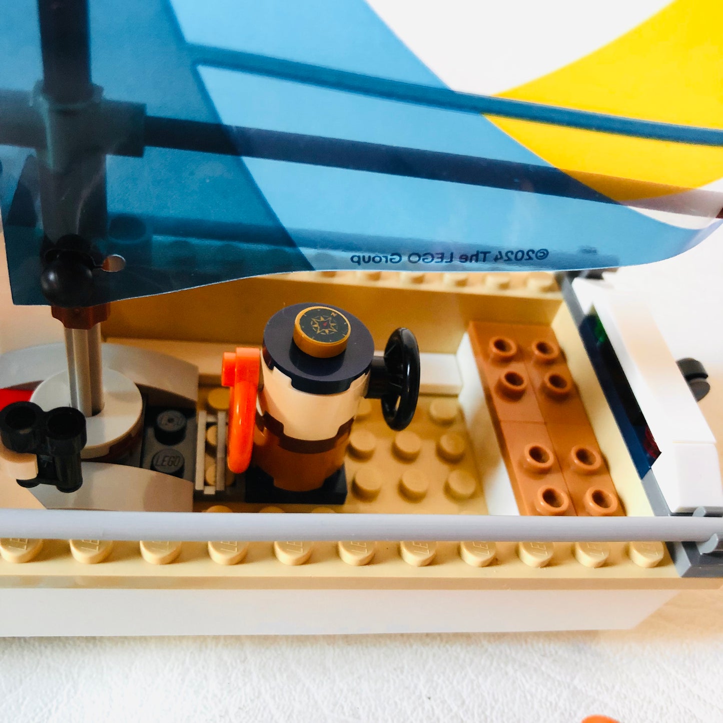 LEGO CITY: Sailboat (60438) 100% Complete With Box, Instructions and Minifigures