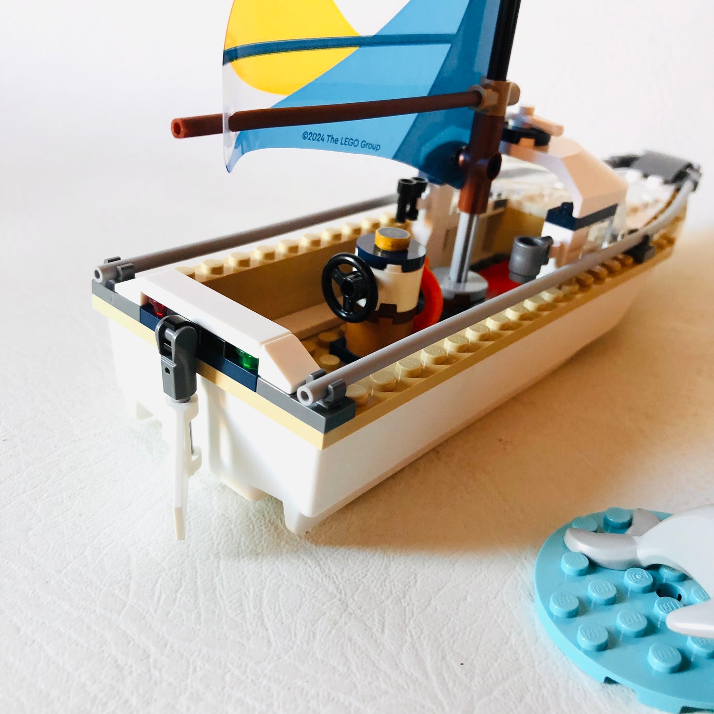 LEGO CITY: Sailboat (60438) 100% Complete With Box, Instructions and Minifigures