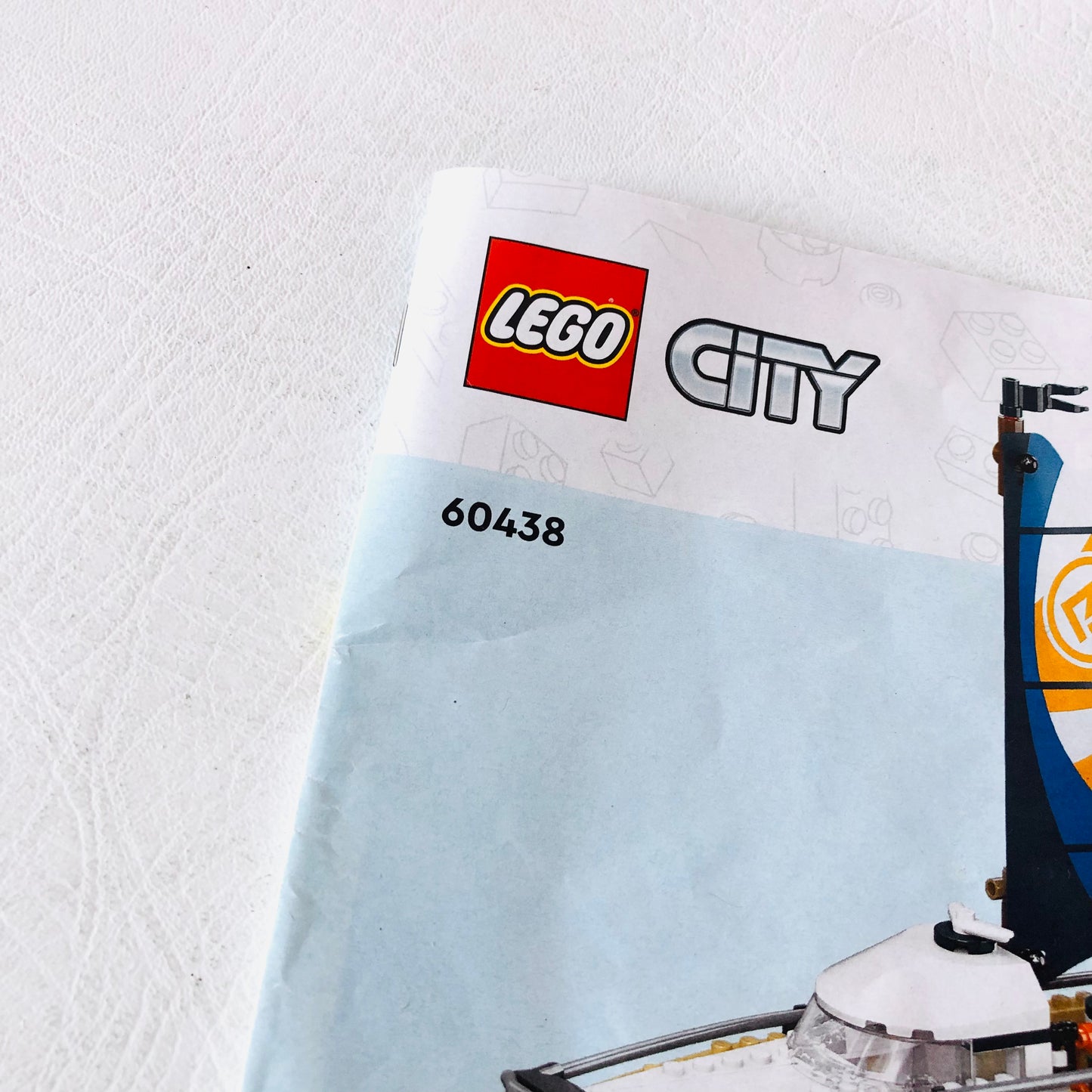 LEGO CITY: Sailboat (60438) 100% Complete With Box, Instructions and Minifigures