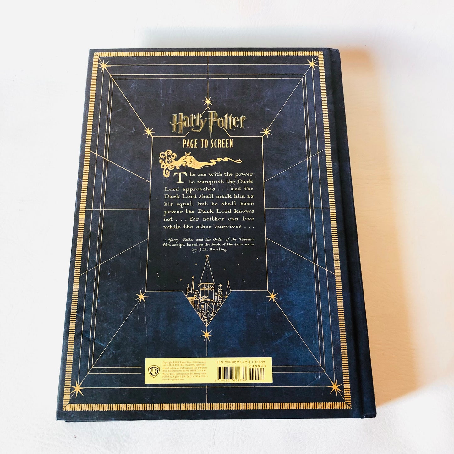 Harry Potter Page to Screen The Complete Film Making Journey Bob McCabe Coffee Table Book