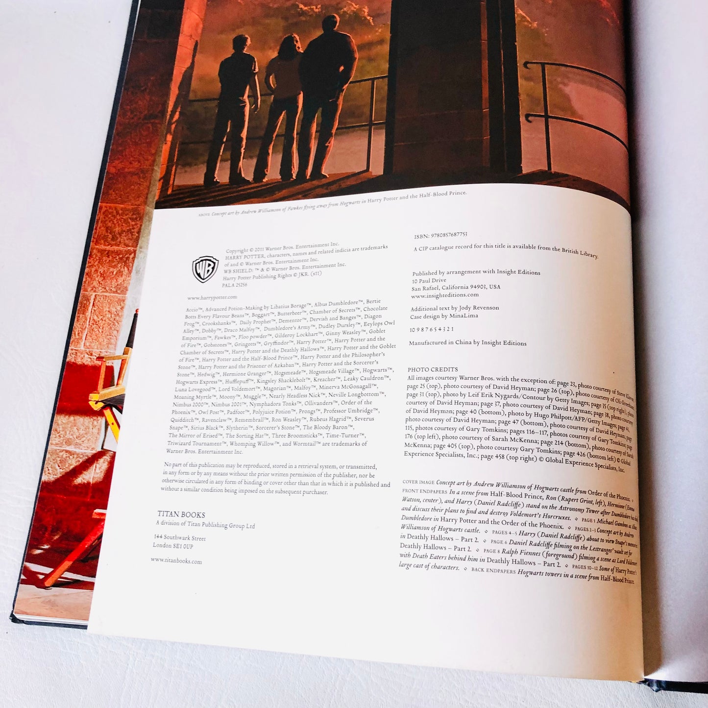 Harry Potter Page to Screen The Complete Film Making Journey Bob McCabe Coffee Table Book