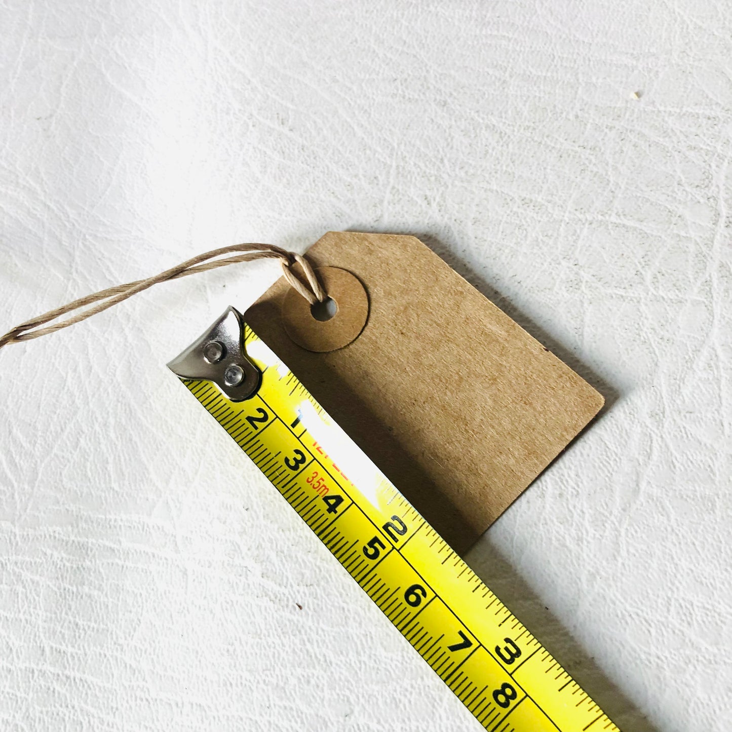 10x East of India Strung Luggage Tags Shabby Chic DIY Gift Tag Craft Boxed Kraft