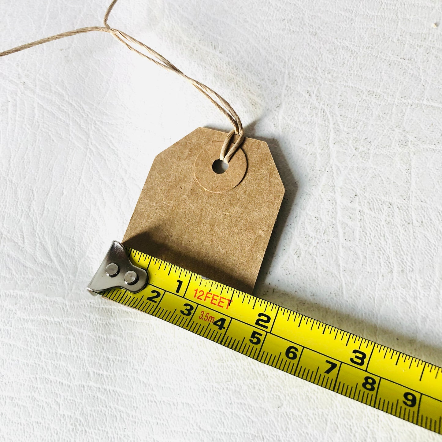 10x East of India Strung Luggage Tags Shabby Chic DIY Gift Tag Craft Boxed Kraft