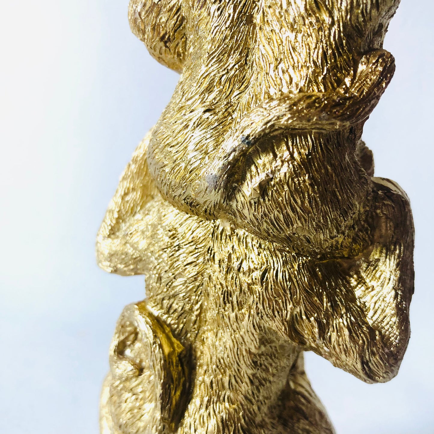 Decorative 10 Inch Figure 3 Golden Monkeys Lightweight Ornament