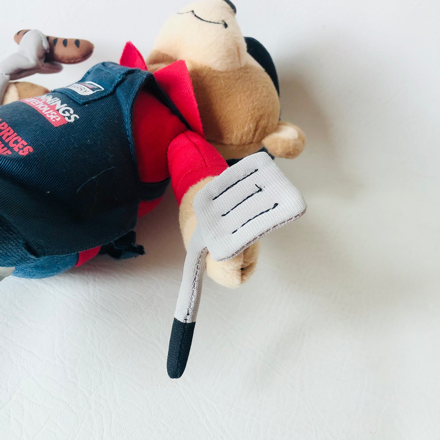 Bunnings Warehouse 11” Barry Bear Plush Soft Toy BBQ Tools Collectable Retired