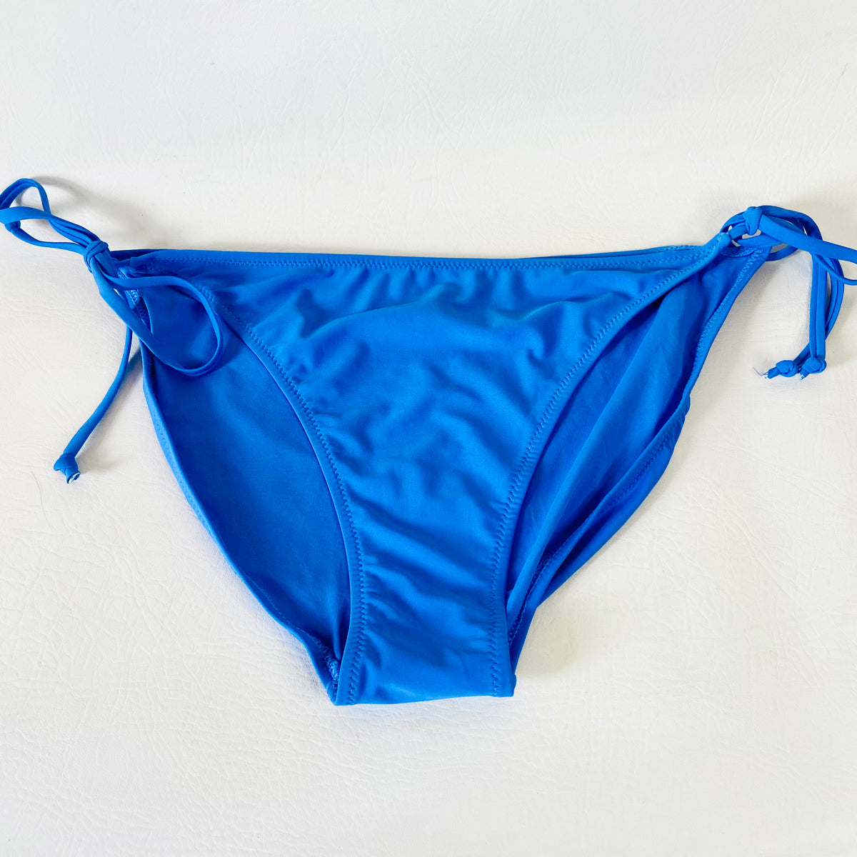 John Lewis ANYDAY Cosmos Tie Side Bikini Bottom, Pack of 2 Sonic Blue UK 18 NEW