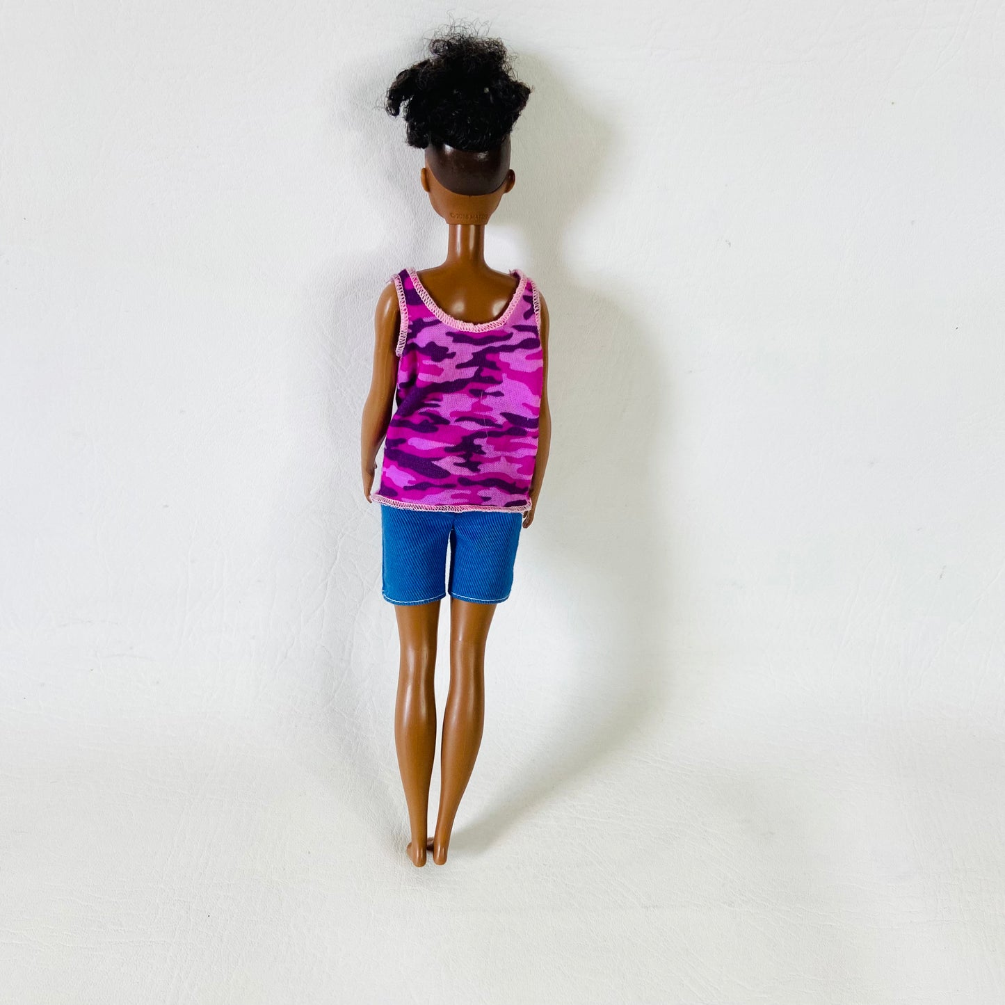 Barbie Fashionistas Doll #128 (GHP98) Good Vibes Only Summer Black Hair (No Shoes or Watch)