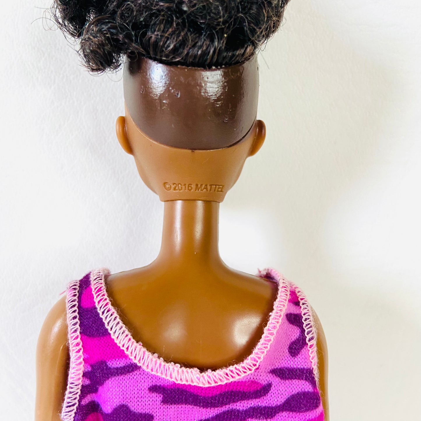 Barbie Fashionistas Doll #128 (GHP98) Good Vibes Only Summer Black Hair (No Shoes or Watch)