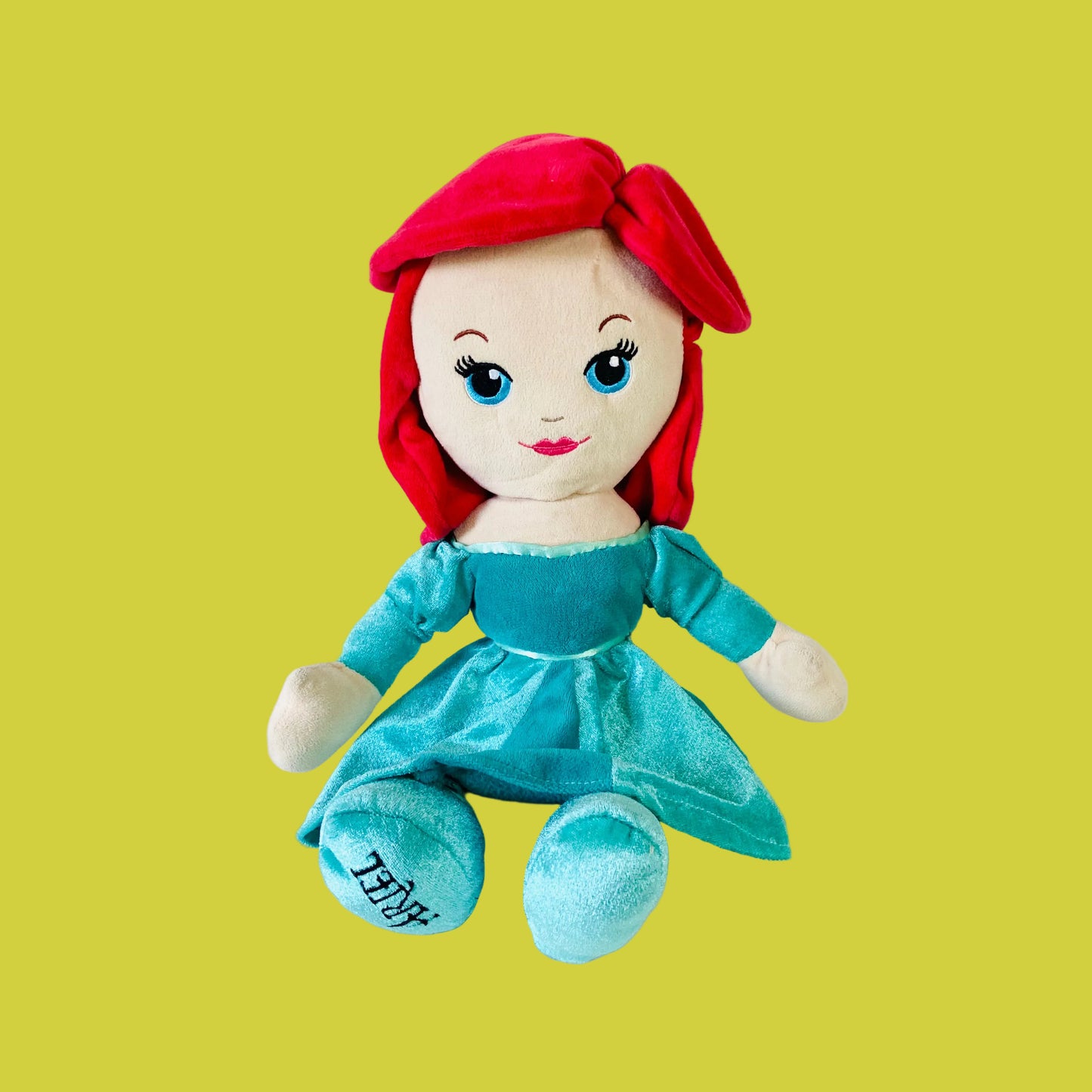 Disney The Little Mermaid Cute Princess Ariel 'Kiss The Girl' 16” Plush Soft Toy Whitehouse Leisure