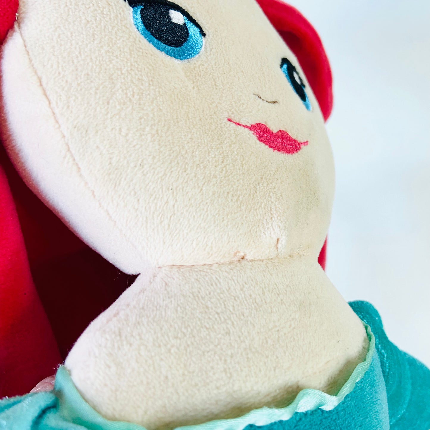 Disney The Little Mermaid Cute Princess Ariel 'Kiss The Girl' 16” Plush Soft Toy Whitehouse Leisure