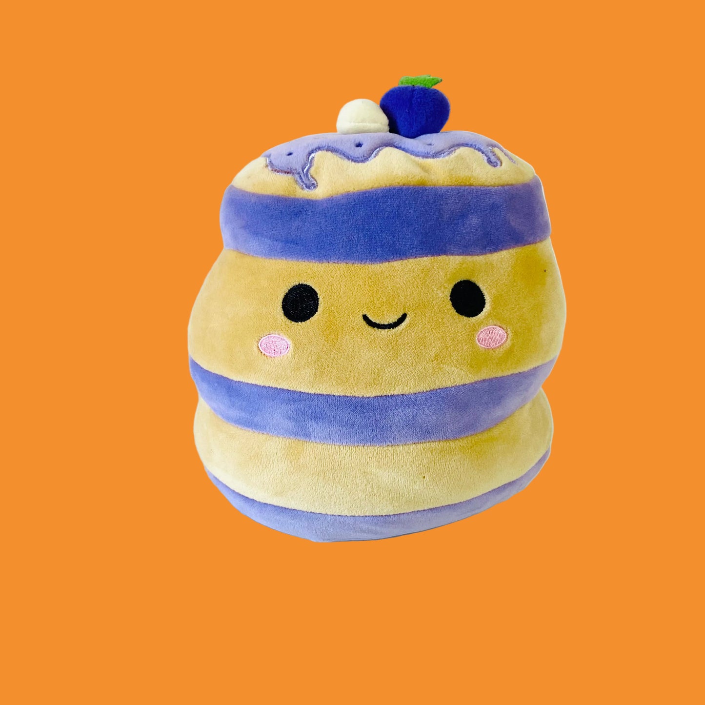 Squishmallows Paden The Blueberry Pancake Stack 7 Inch Plush Soft Toy Rare Foodie Squad