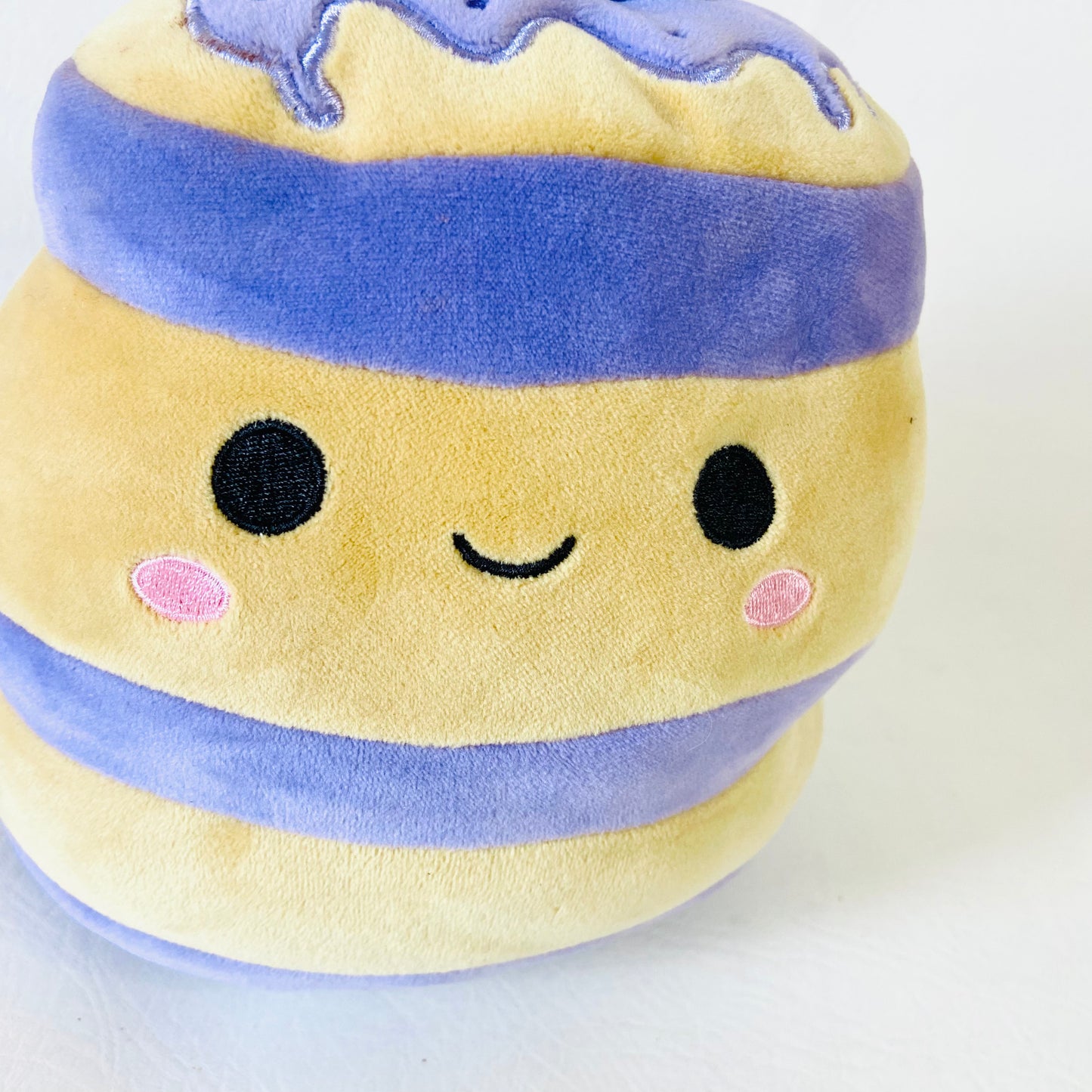 Squishmallows Paden The Blueberry Pancake Stack 7 Inch Plush Soft Toy Rare Foodie Squad