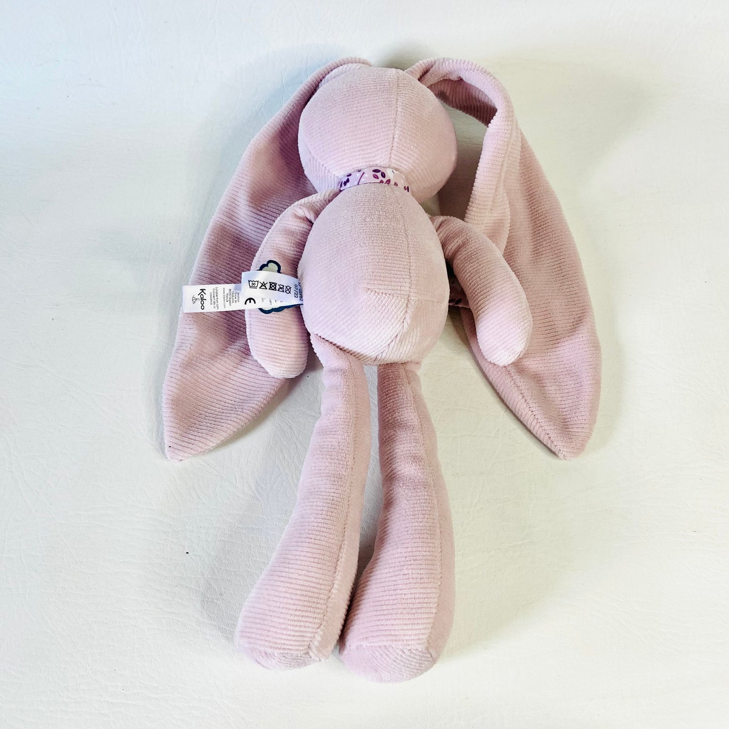 Kaloo Lapinoo Baby Pink Corduroy Bunny Rabbit Comforter With Long Ears 12in / 30cm Soft Toy