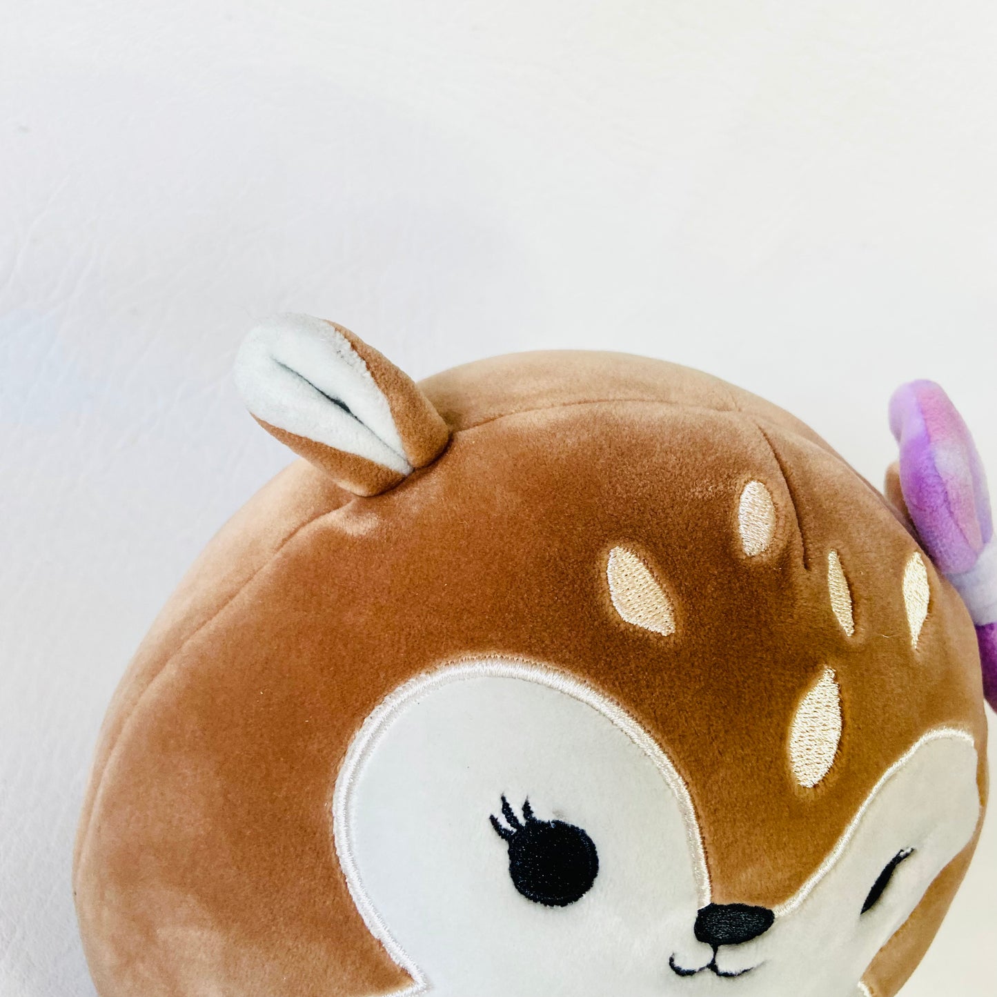 Squishmallows 7" Dawn the Fawn Deer with Purple Bow Soft Squishy Plush Toy | Official Kellytoy Retired