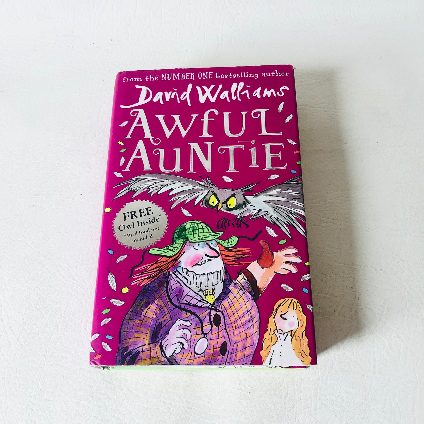 4x David Walliams Hardback Book Bundle (Demon Dentist / Awful Auntie / Bad Dad / Midnight Gang)