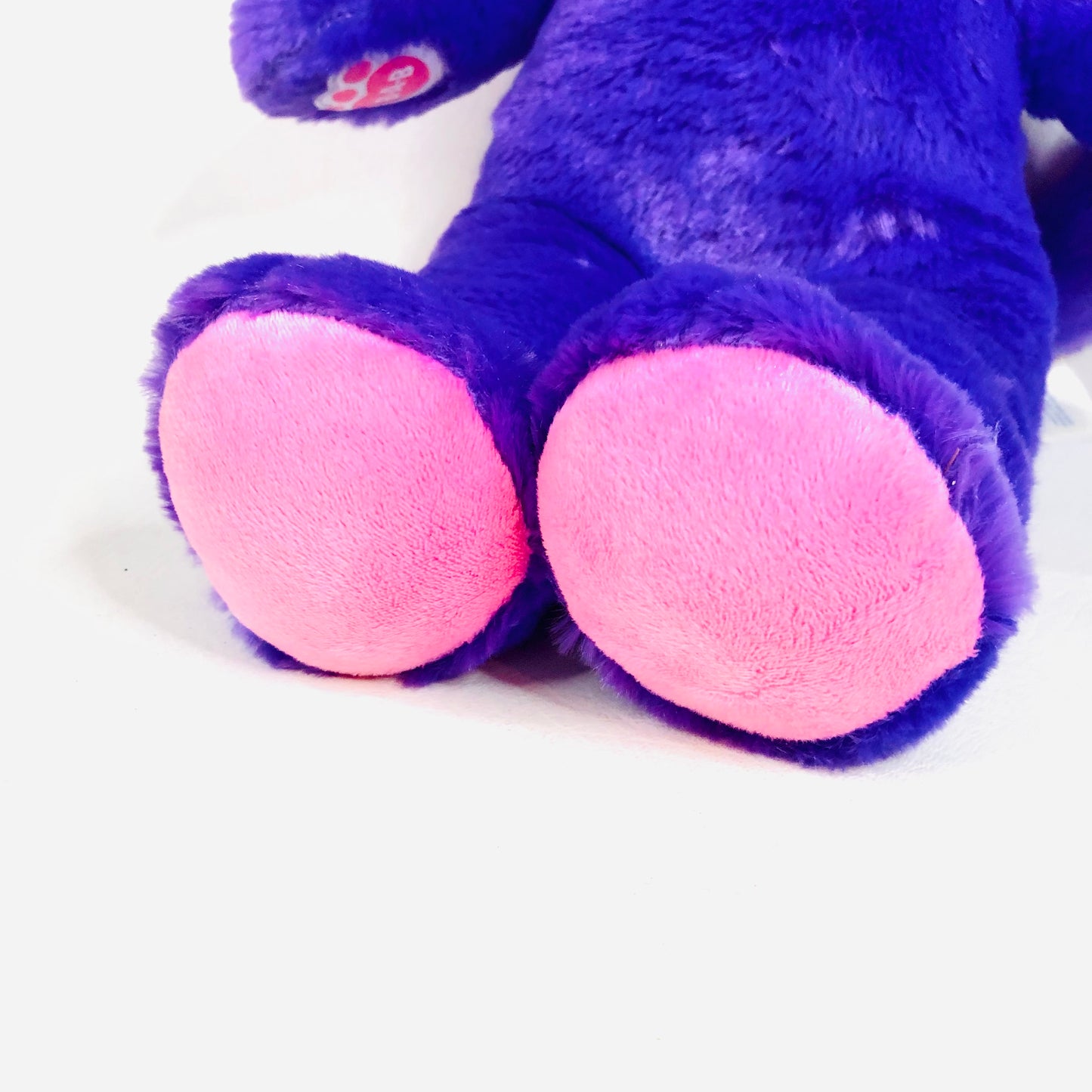Build-A-Bear Purple Shimmer Kitty Cat 17” Soft Plush with Pink Accents Retired