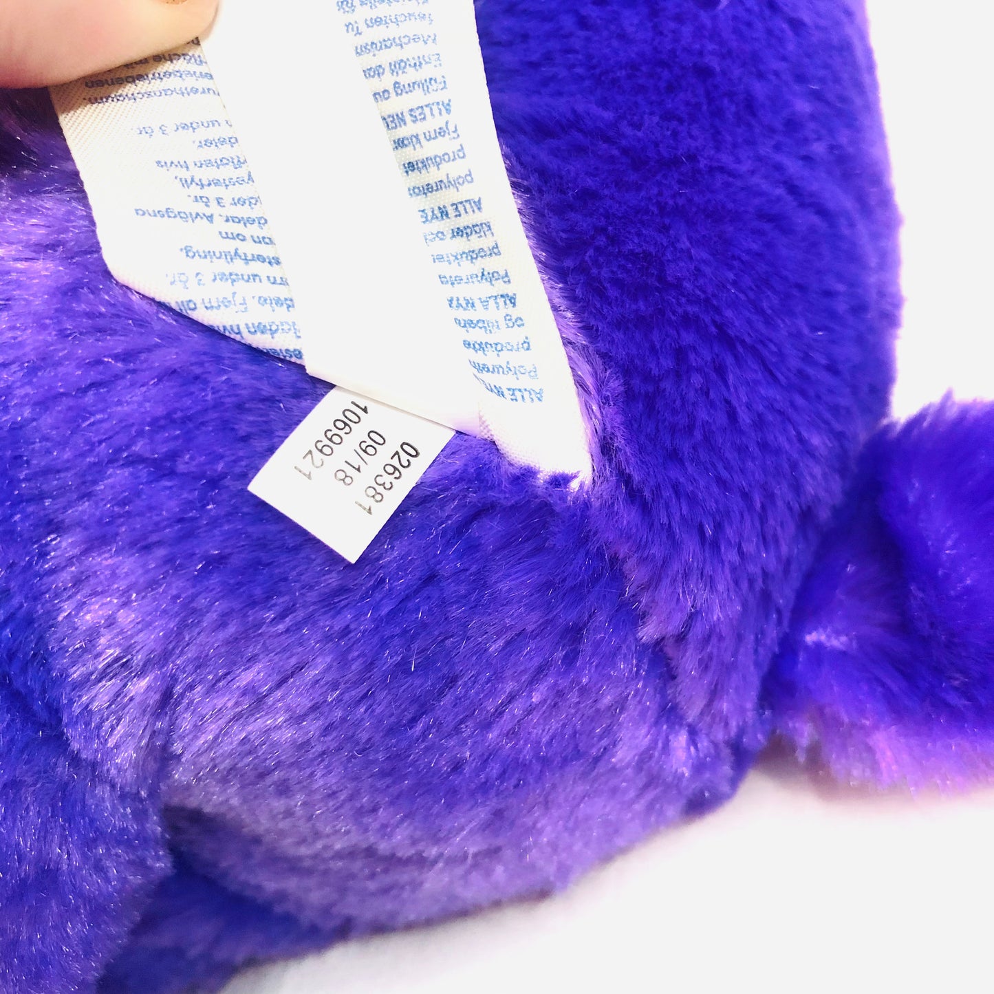 Build-A-Bear Purple Shimmer Kitty Cat 17” Soft Plush with Pink Accents Retired