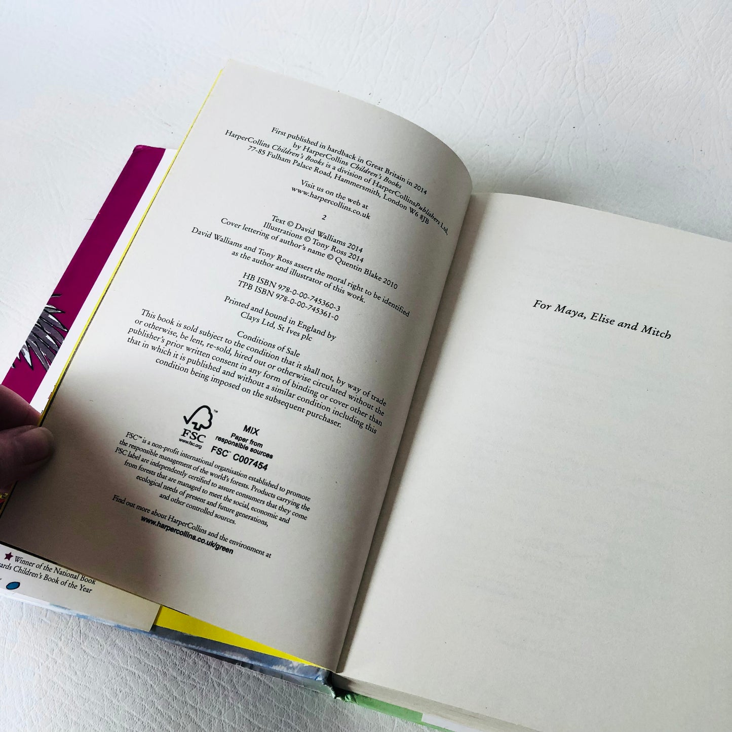 4x David Walliams Hardback Book Bundle (Demon Dentist / Awful Auntie / Bad Dad / Midnight Gang)