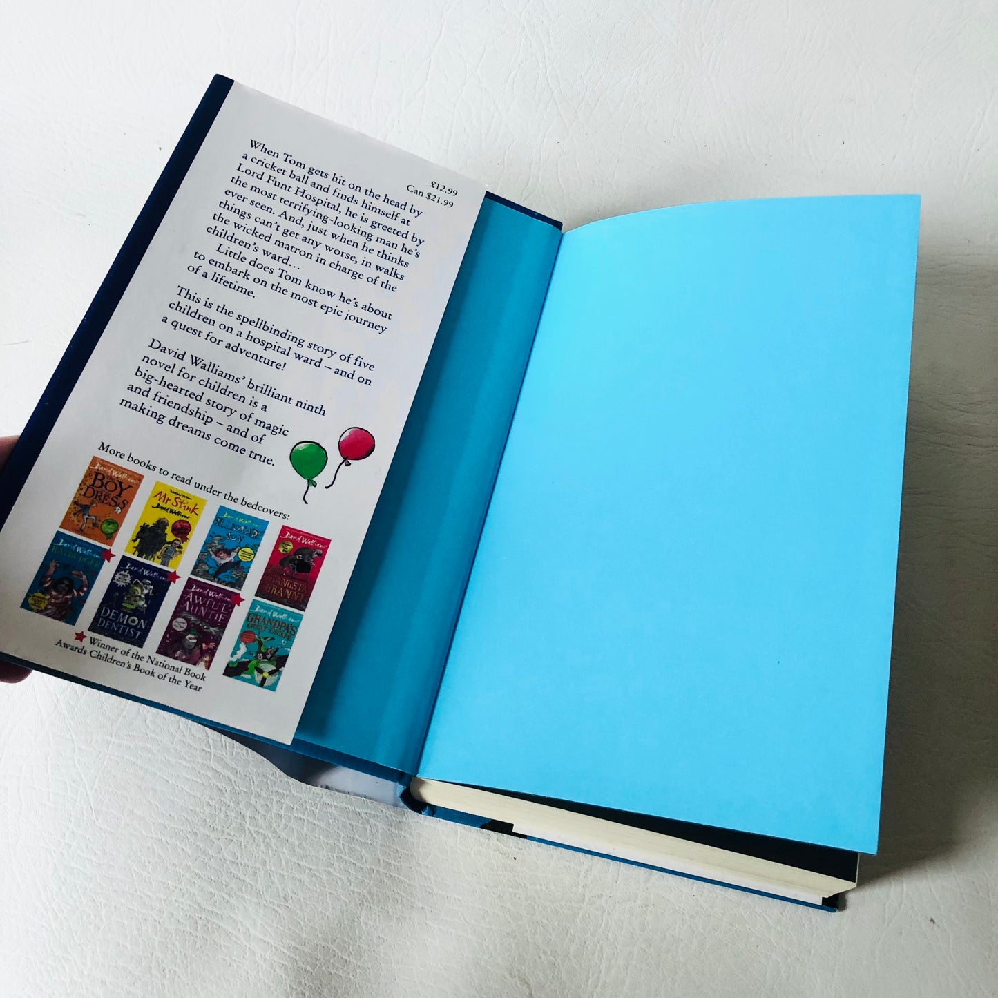 4x David Walliams Hardback Book Bundle (Demon Dentist / Awful Auntie / Bad Dad / Midnight Gang)