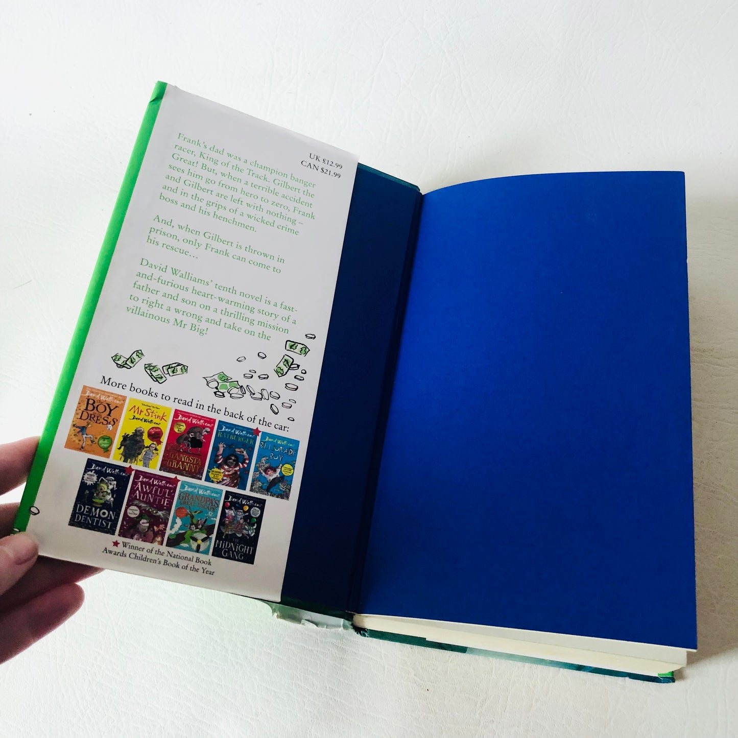 4x David Walliams Hardback Book Bundle (Demon Dentist / Awful Auntie / Bad Dad / Midnight Gang)