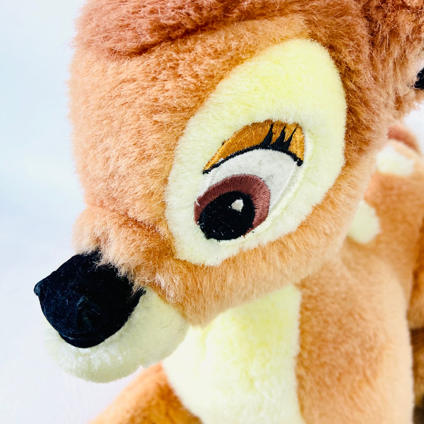 Vintage Walt Disneyland / Disney World Bambi 11" Plush Laying Soft Toy Baby Deer Fawn Rare
