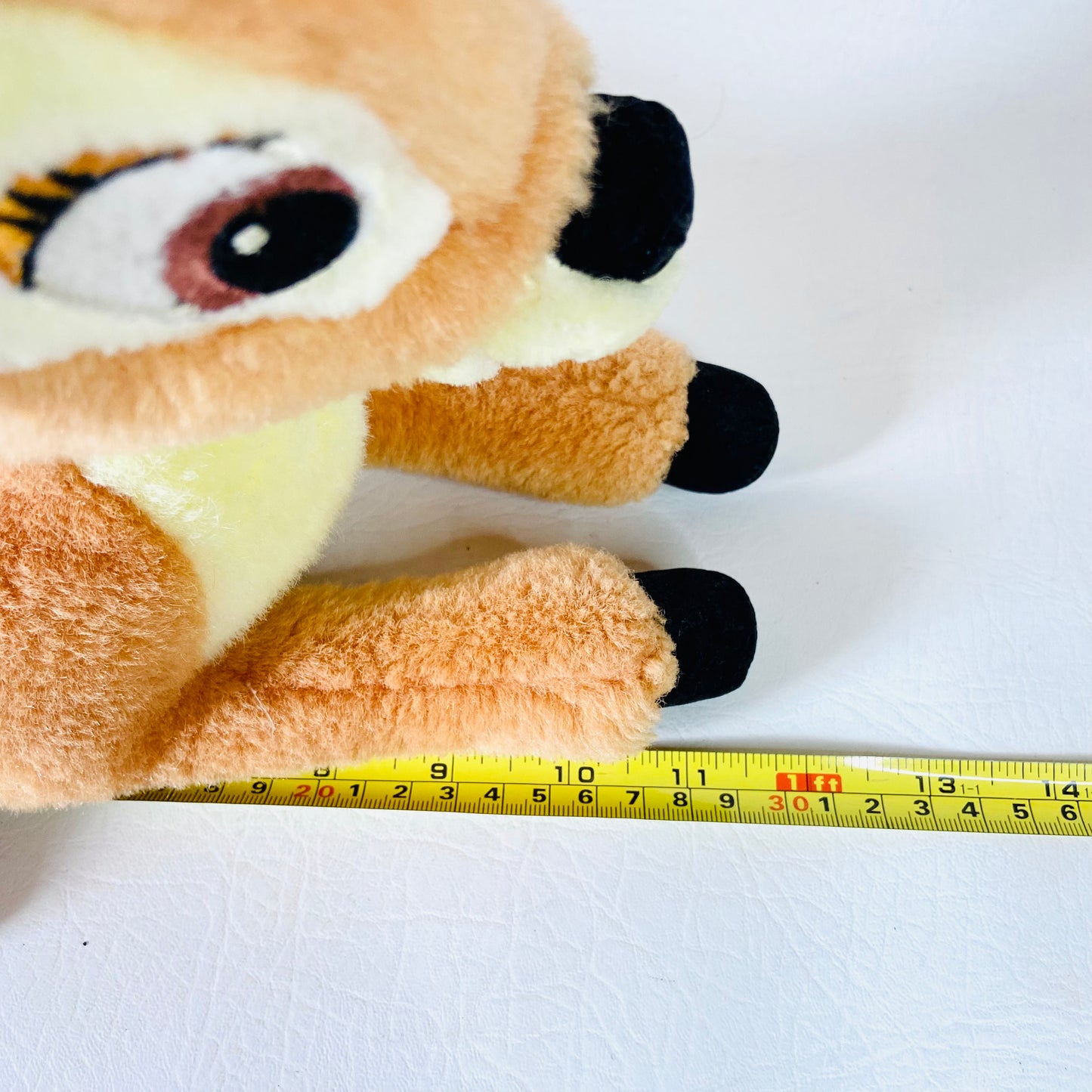 Vintage Walt Disneyland / Disney World Bambi 11" Plush Laying Soft Toy Baby Deer Fawn Rare
