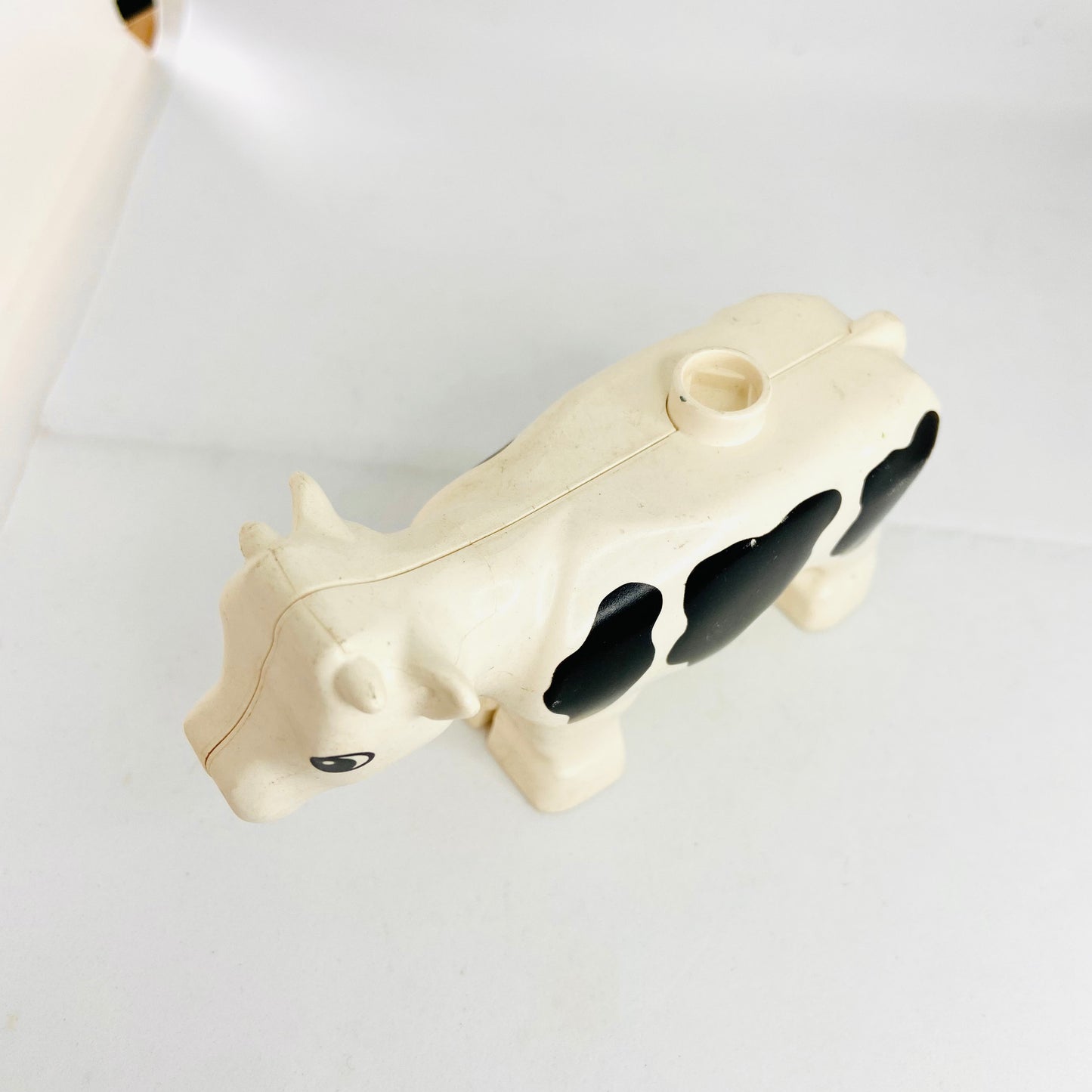 Vintage Set of 2 Duplo Lego Cow & Calf Farm Animal Figures (6679c01pb01 & 6673c01pb01) Rare 1990s