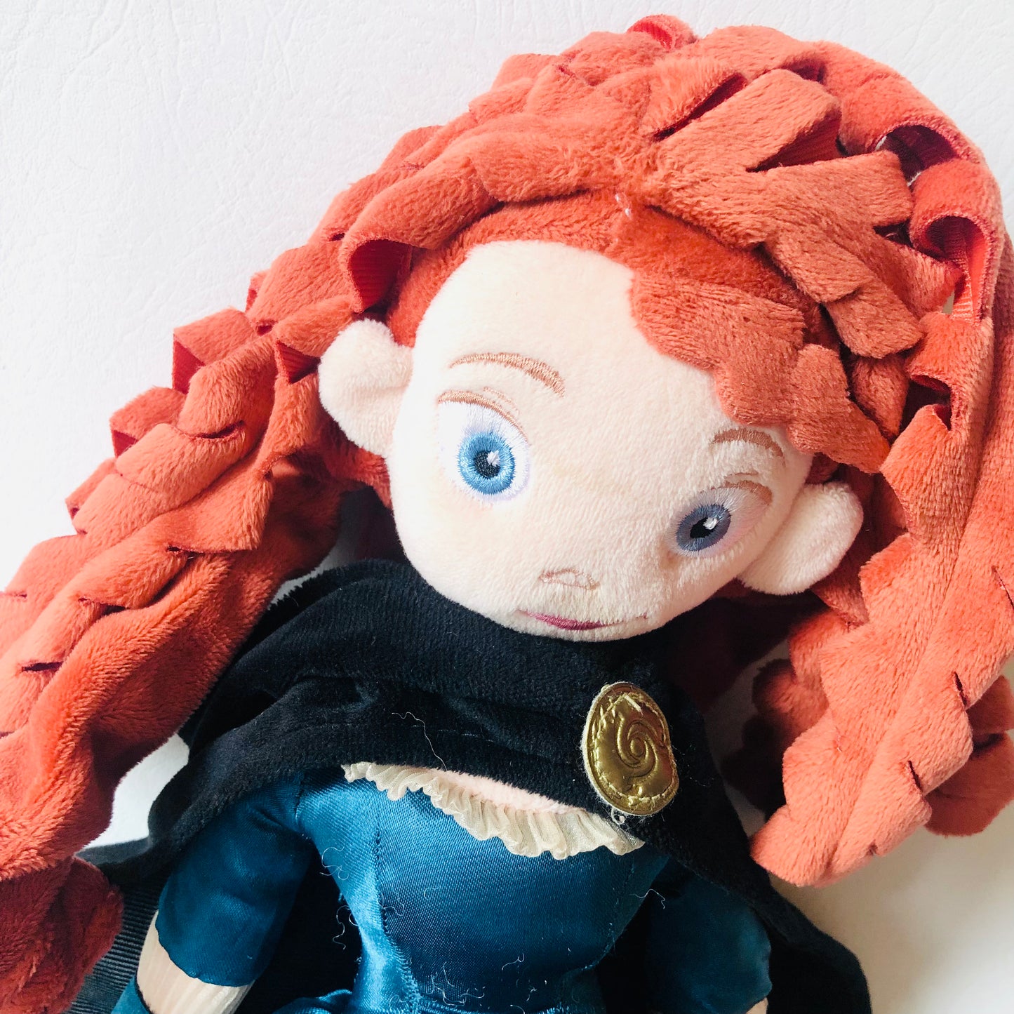 Disney Store Brave Princess Merida Plush Doll Toy 20" Redhead Dress Cape